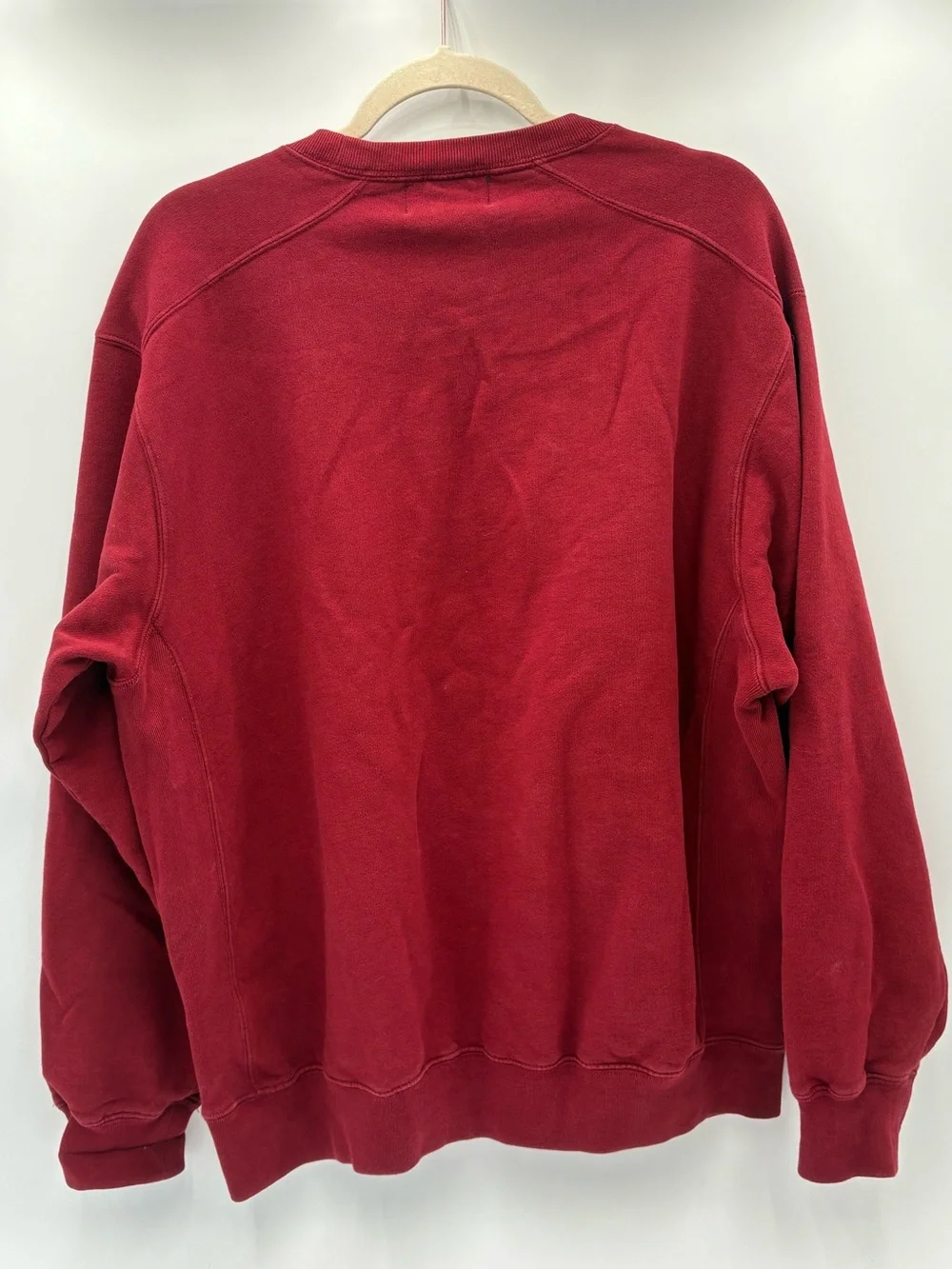 Eddie Bauer 1920 Red Crewneck Sweatshirt Men’s Large Vintage Style